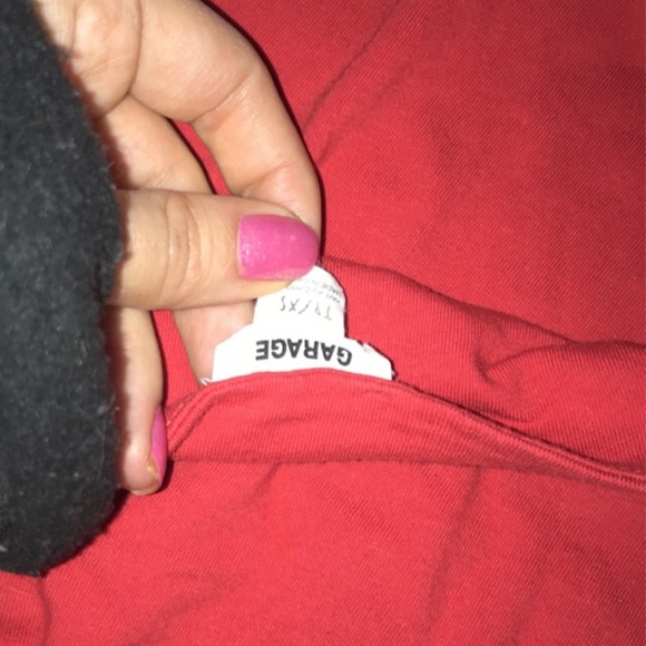 Garage Red Tube Top - Picture 2 of 2